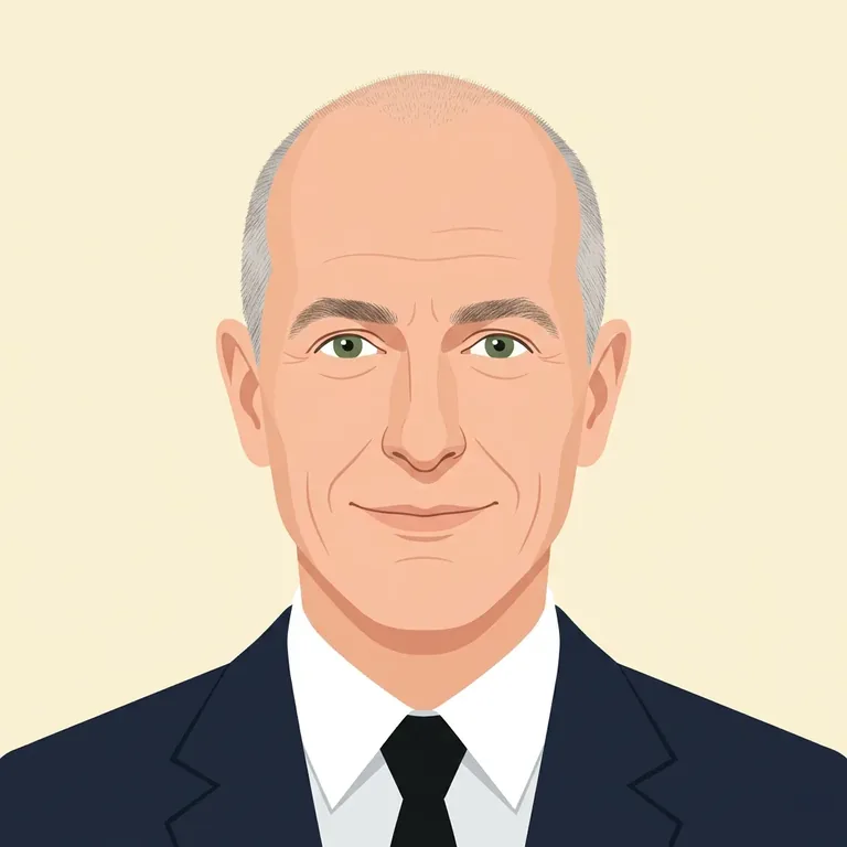 Illustrated portrait of Jeff Bezos