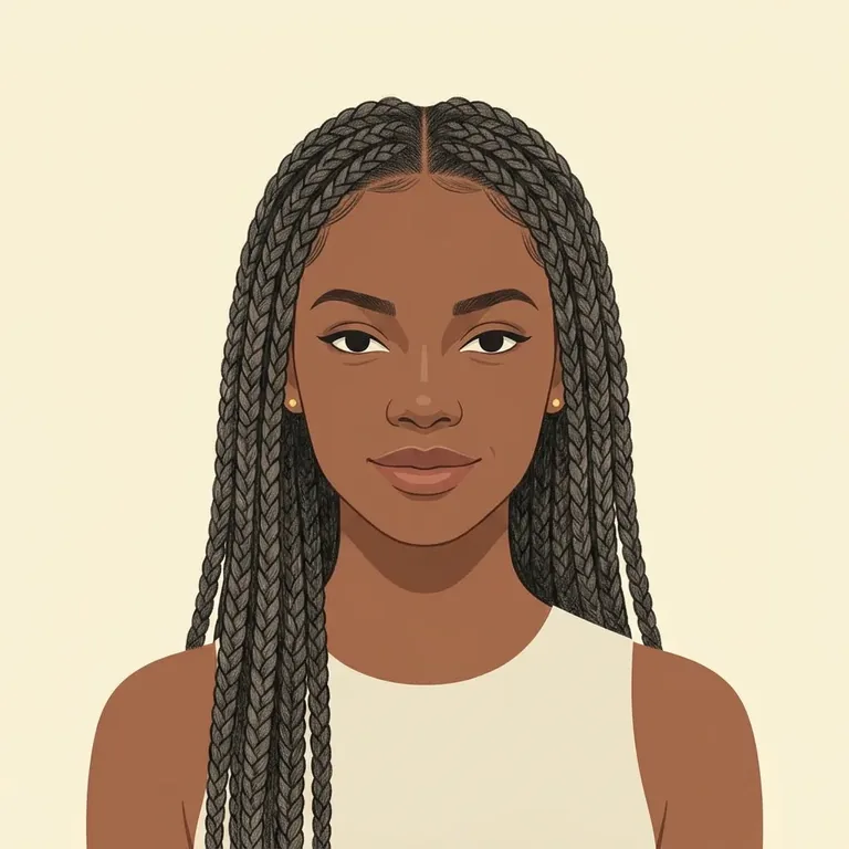 Illustrated portrait of Serena Williams