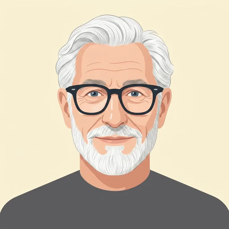Illustrated portrait of Stephen King